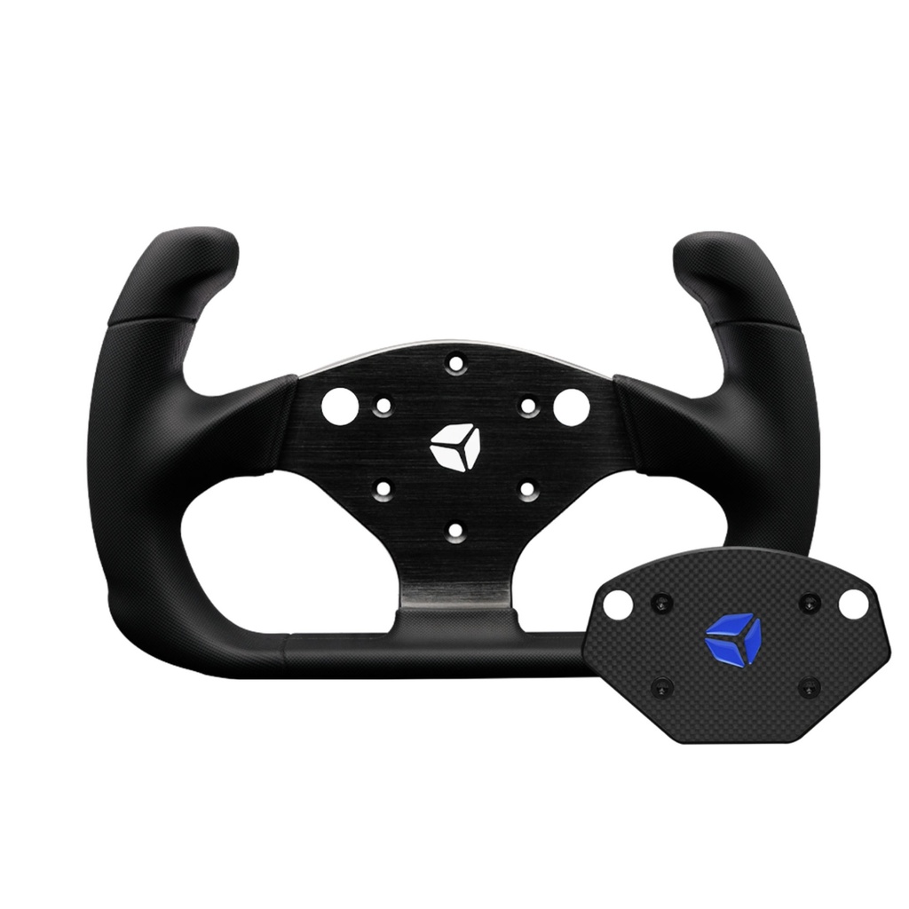 [CCTGTZERORUBBERRIM-V2] Cube Controls GT Zero Rubber Steering Wheel With GT Pro V2 Zero Badge