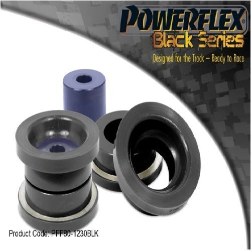 [PFXPFF80-1230BLK] Powerflex Pack Of 2 Black Series Front Subframe Front Bushes