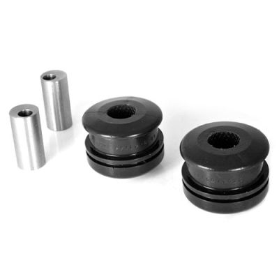 [PFXPFF60-802GBLK] Powerflex Pack Of 2 Black Series Front Arm Rear Bushes Anti-Lift & Caster Offset