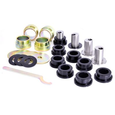 [PFXPFF60-301GBLK] Powerflex Pack Of 4 Black Series Front Lower Wishbone Bushes - Adjustable Camber