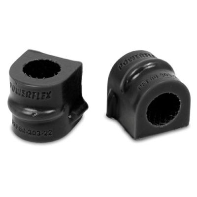 [PFXPFF80-303-22BLK] Powerflex Pack Of 2 Black Series Front Anti Roll Bar Bushes 22mm