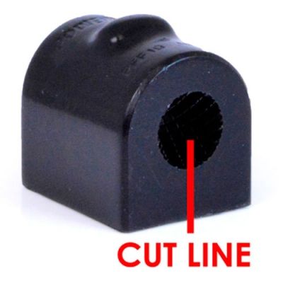 [PFXPFF19-1103-19BLK] Powerflex Pack Of 2 Black Series Front Anti Roll Bar Bushes 19mm