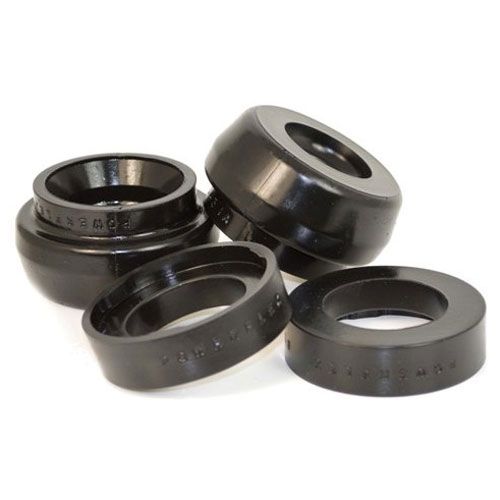 [PFXPFF85-431BLK] Powerflex Pack Of 2 Black Series Front Strut Top Mount Bushes - Lowers Front 10mm