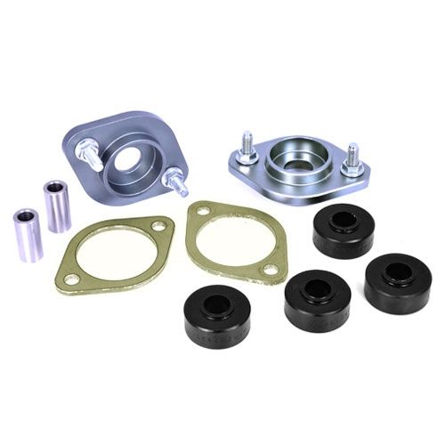 [PFXPFR5-5630-10BLK] Powerflex Pack Of 2 Black Series Rear Shock Top Mount Bracket And Bushes 10mm