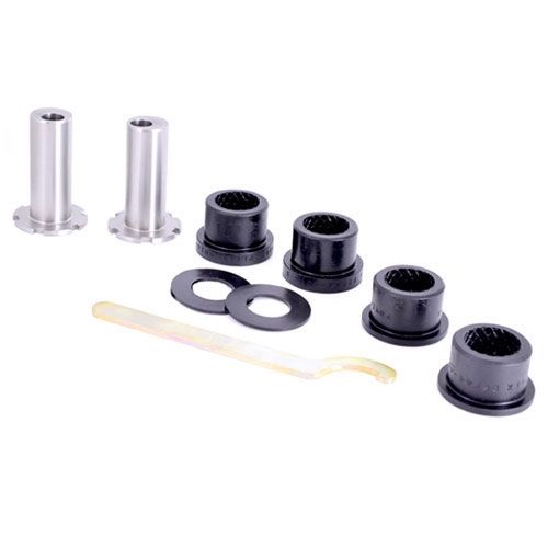 [PFXPFF44-401GBLK] Powerflex Pack Of 2 Black Series Front Arm Front Bushes - Camber Adjustable