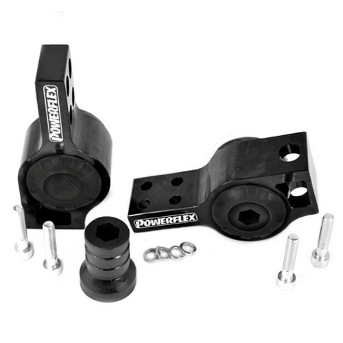 [PFXPFF85-502GBLK] Powerflex Pack Of 2 Black Series Front Wishbone Rear Bushes Anti-Lift & Caster Offset