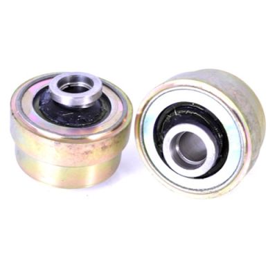 [PFXPFF69-802GBLK] Powerflex Pack Of 2 Black Series Front Arm Front Bushes - Caster Adjustable