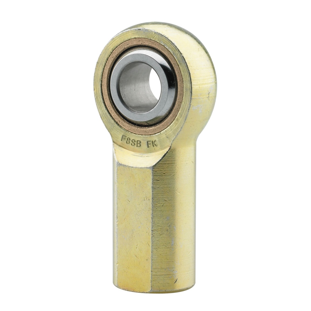 [7001421-3825359] FK Rod Ends F-SB Series Female Self Lubricating Phosphor Bronze Rod End Bearing (1/4 Inch UNF x 1/4 Bore, Left Hand Thread)
