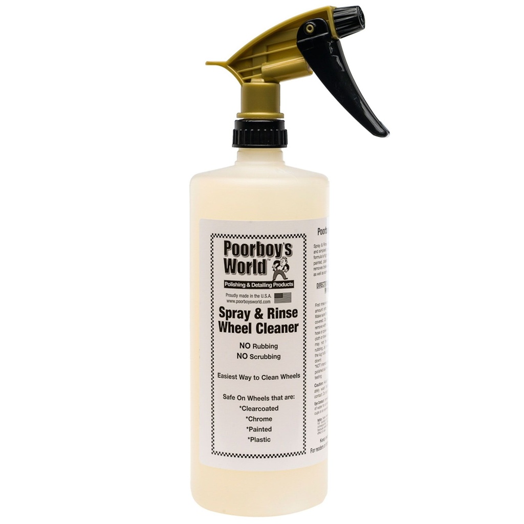 Poorboys Spray and Rinse Wheel Cleaner