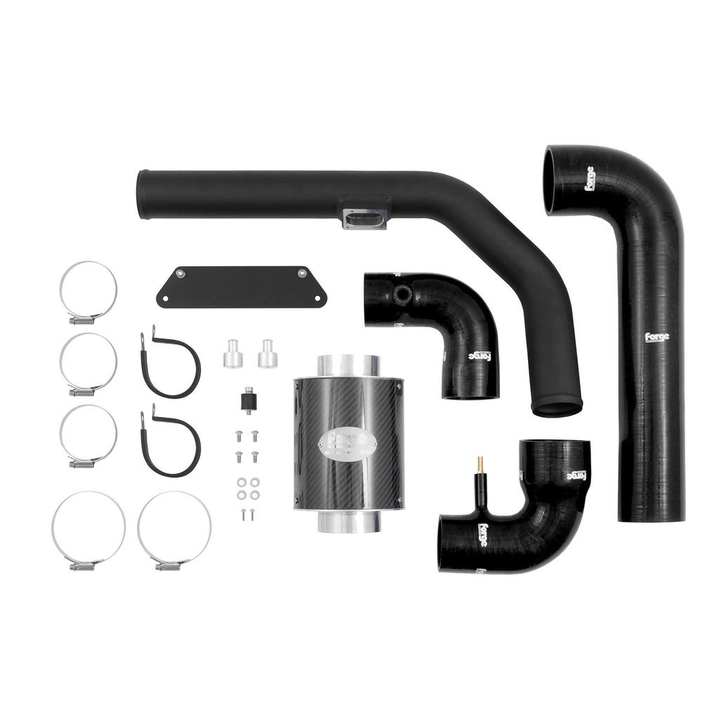 Forge Induction Kit Alloy Hard Pipe With Black Silicone Hoses