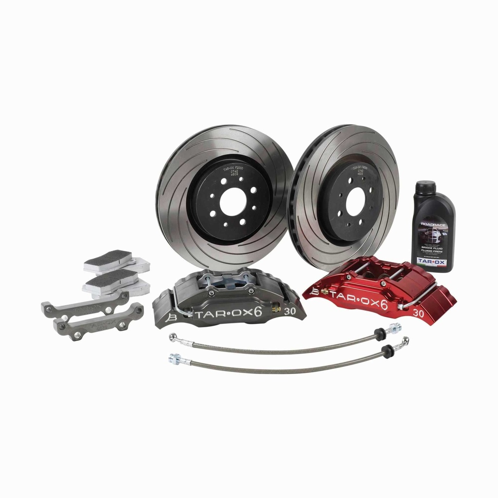 [TRXKMAU0517/BLKFS] Tarox Grande Sport Big Brake Kit With Strada Brake Pads & F2000 Discs