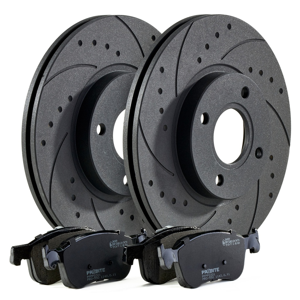Probite PRO-C6 Dimpled And Grooved Discs And PRO-550 Pads Kit