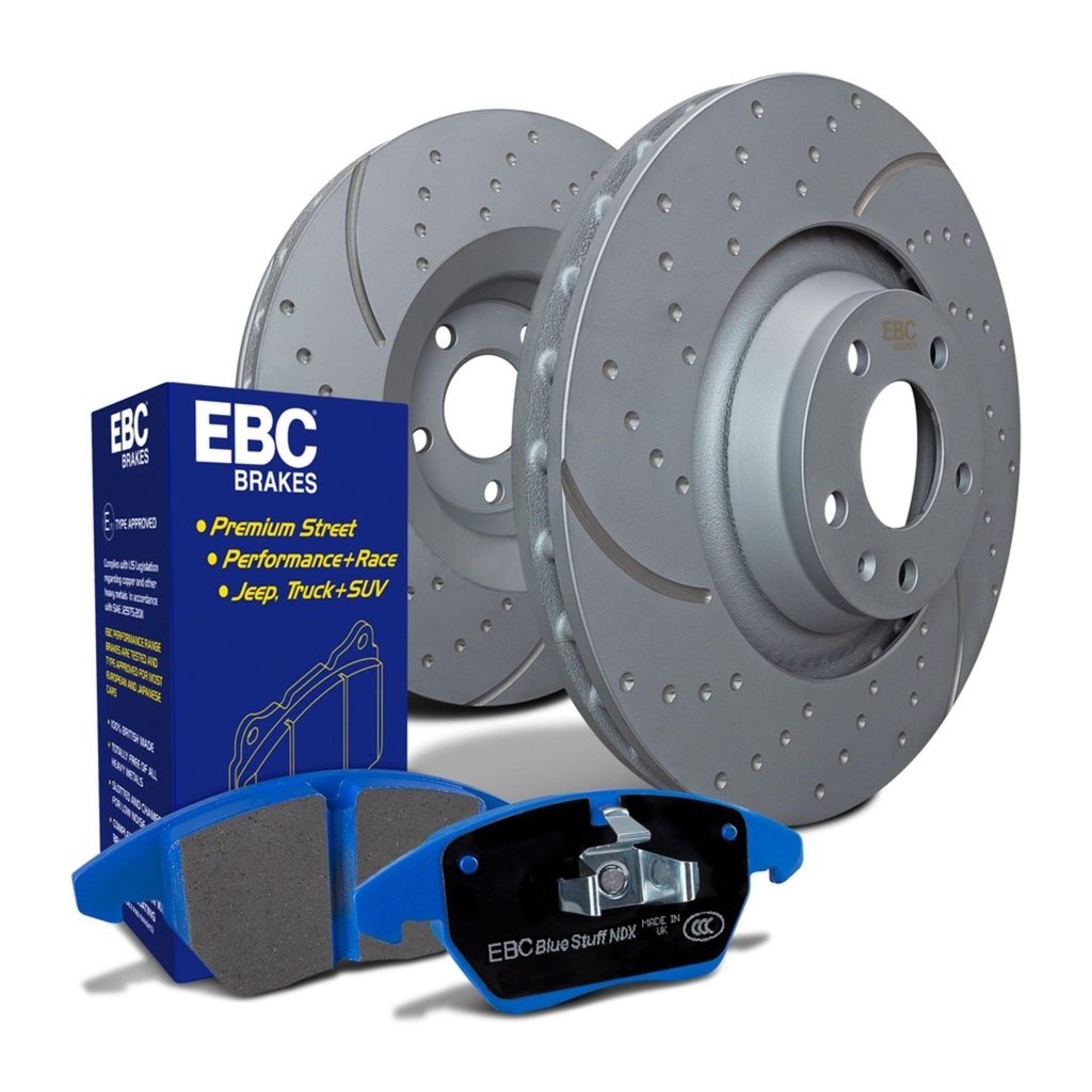 EBC Brakes Turbo Groove Discs And Bluestuff NDX Pads Kit