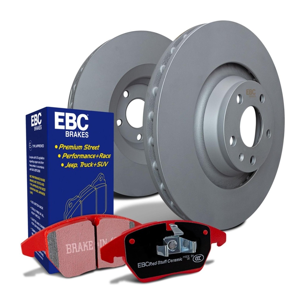 [EBCPD02KF087] EBC Brakes OE Replacement Discs and Redstuff Pads Kit