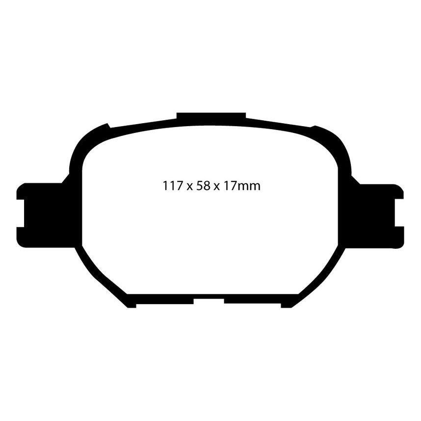 [EBCDP21325] EBC Brakes Greenstuff Performance Brake Pads