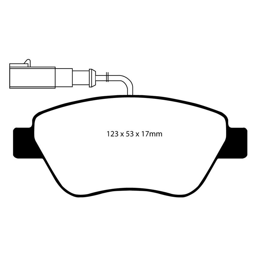 [EBCDP21384] EBC Brakes Greenstuff Performance Brake Pads