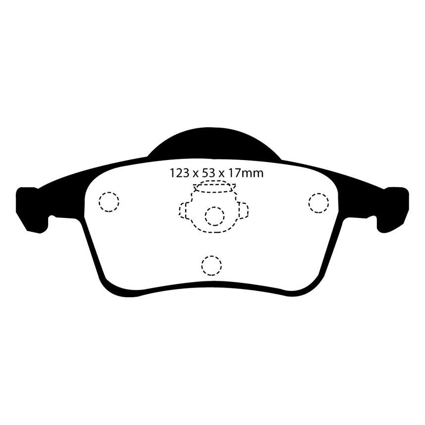 [EBCDP21231] EBC Brakes Greenstuff Performance Brake Pads