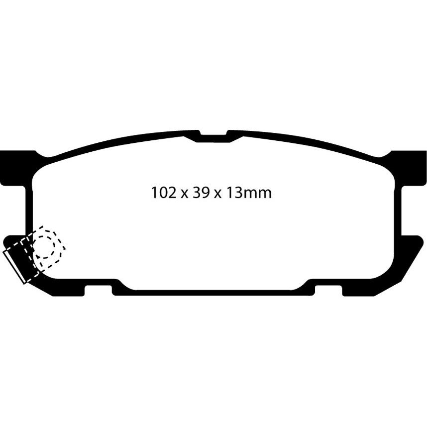 EBC Brakes Ultimax Replacement Brake Pads