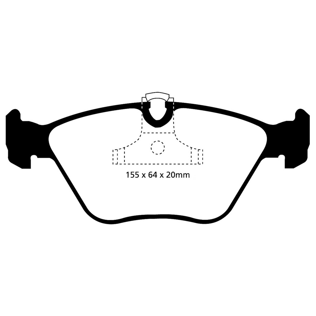 [EBCDP21552] EBC Brakes Greenstuff Performance Brake Pads