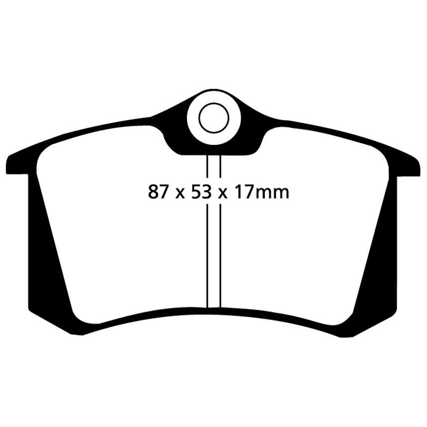 EBC Brakes Greenstuff Performance Brake Pads