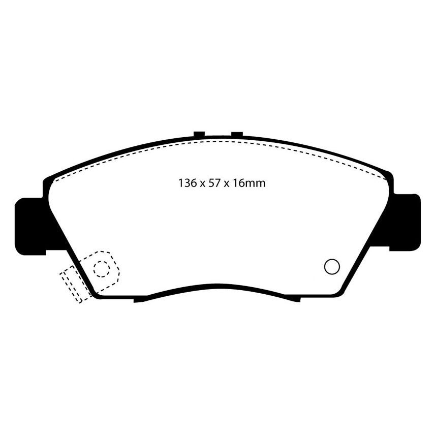 EBC Brakes Greenstuff Performance Brake Pads