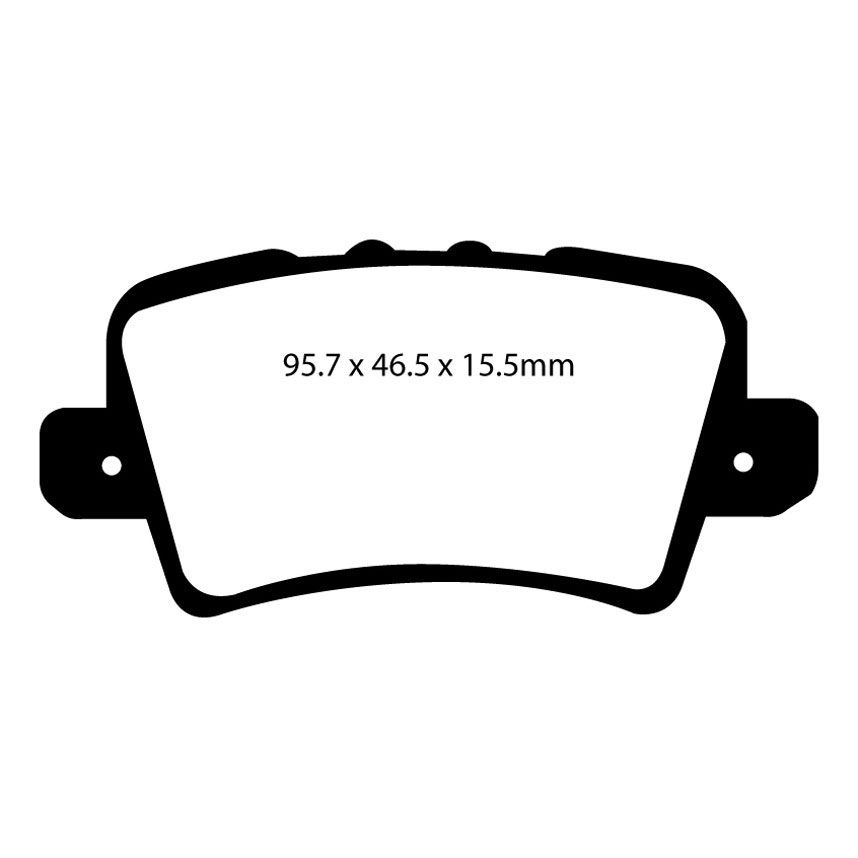 EBC Brakes Greenstuff Performance Brake Pads