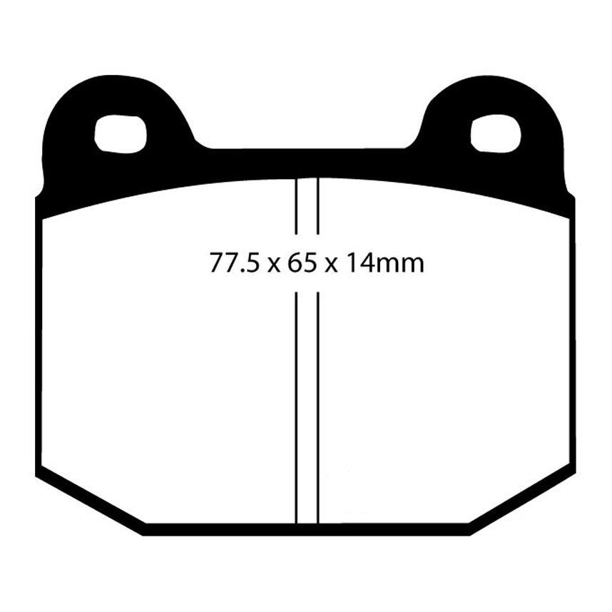 EBC Brakes Greenstuff Performance Brake Pads