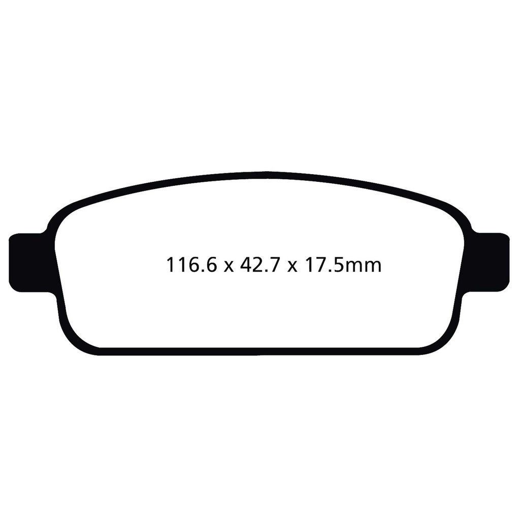 [EBCDP22066] EBC Brakes Greenstuff Performance Brake Pads