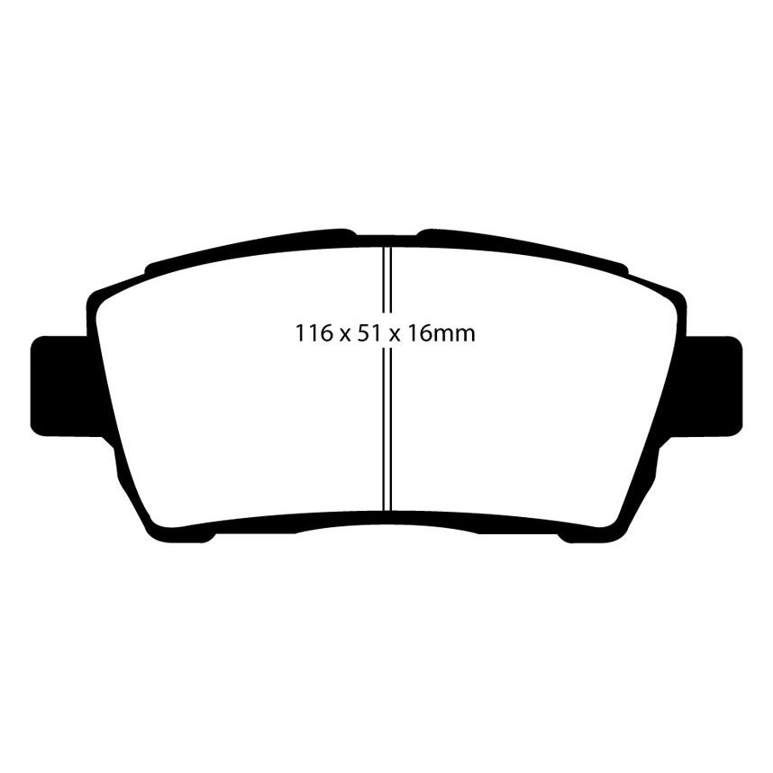 [EBCDP21295] EBC Brakes Greenstuff Performance Brake Pads