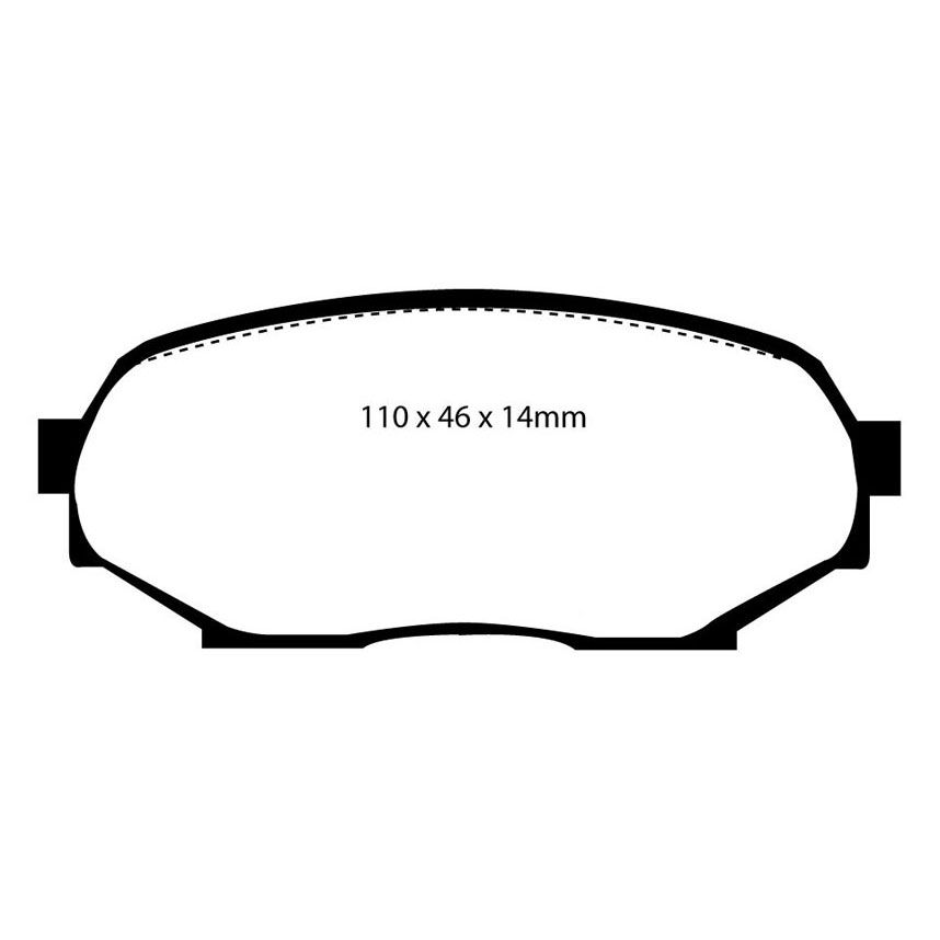[EBCDP2802] EBC Brakes Greenstuff Performance Brake Pads