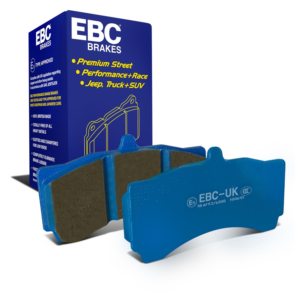 [EBCDP5006NDX] EBC Brakes Big Brake Kit Replacement Bluestuff NDX Brake Pads