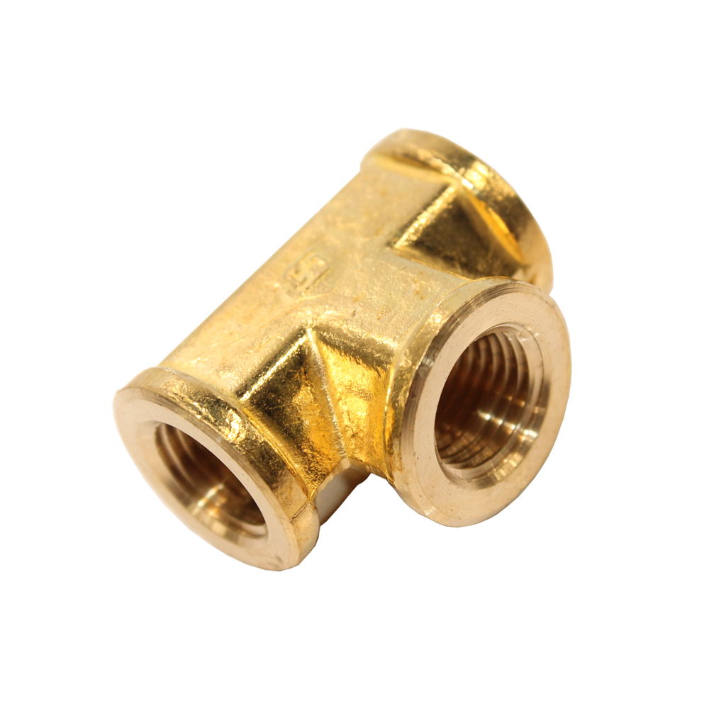 ACCESSORIES COMPRESSOR - FEMALE BRASS TEE 1/4"