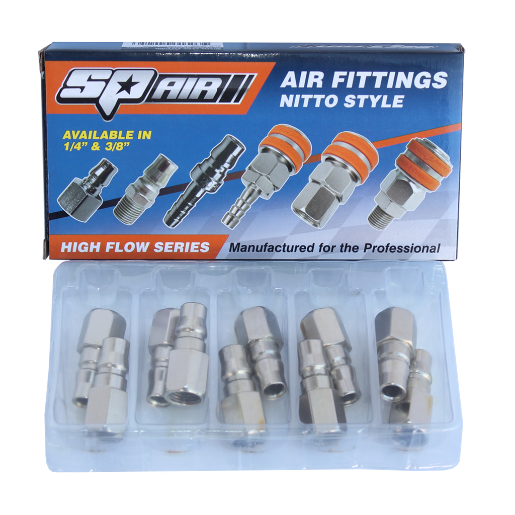 AIR TOOL FITTING - PLUG FEMALE 1/4" NITTO STYLE BOX OF 10