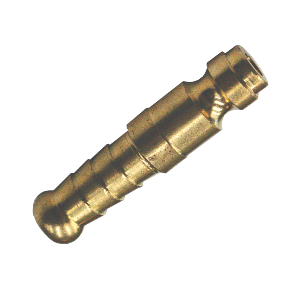 AIR TOOL FITTING - PLUG MALE 3/8" HOSE BARB RYCO STYLE 2PC CARDED