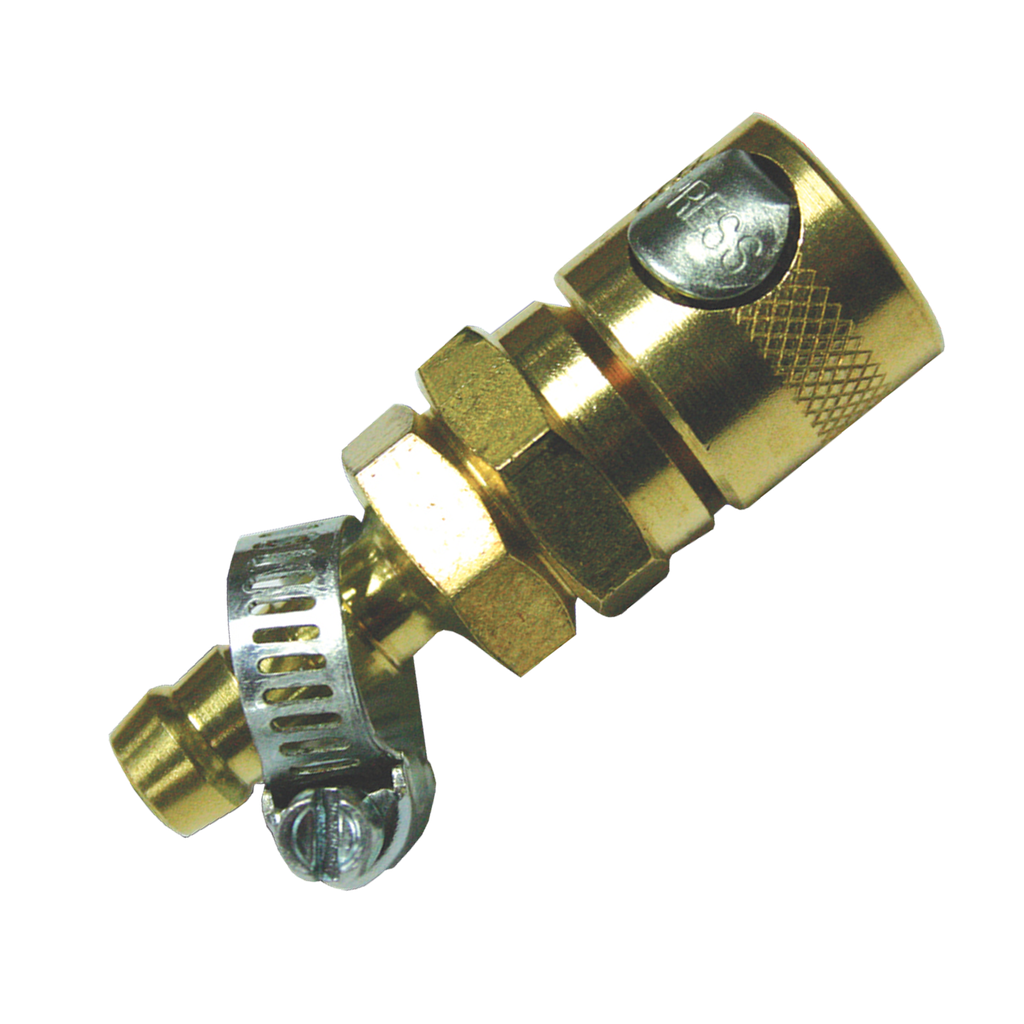AIR TOOL FITTING - COUPLER 3/8" HOSE BARB JAMEC STYLE CARDED