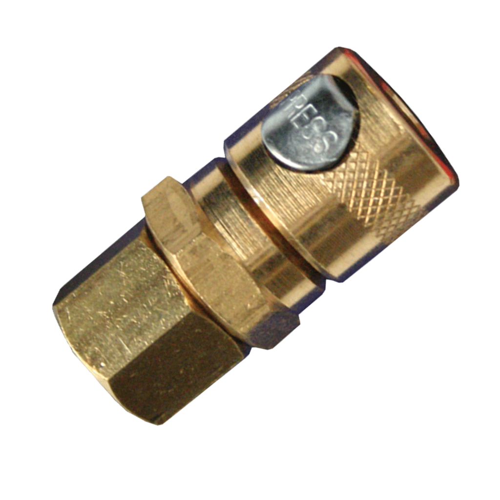 AIR TOOL FITTING - COUPLER 1/4" FEMALE THREAD JAMEC STYLE CARDED