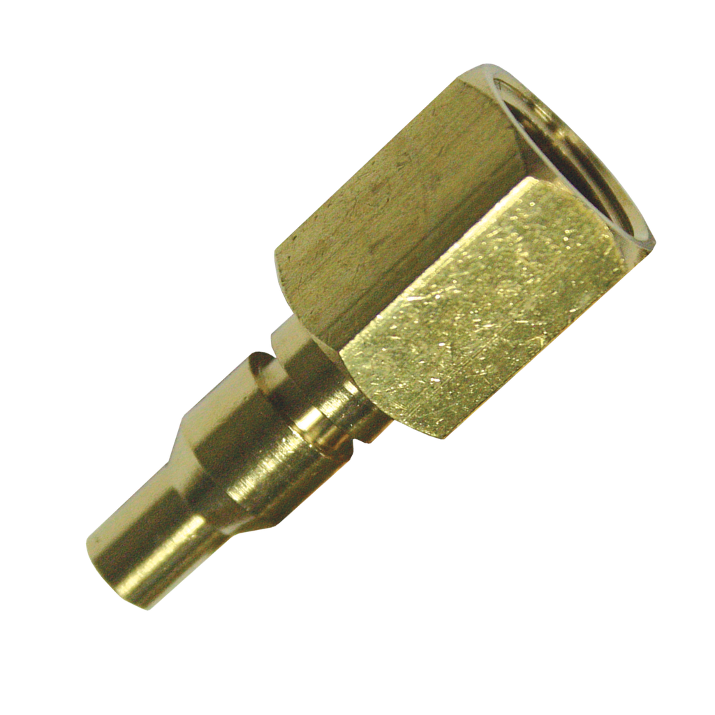 AIR TOOL FITTING - PLUG MALE 1/4 FEMALE THREAD JAMEC STYLE 2PC CARDED