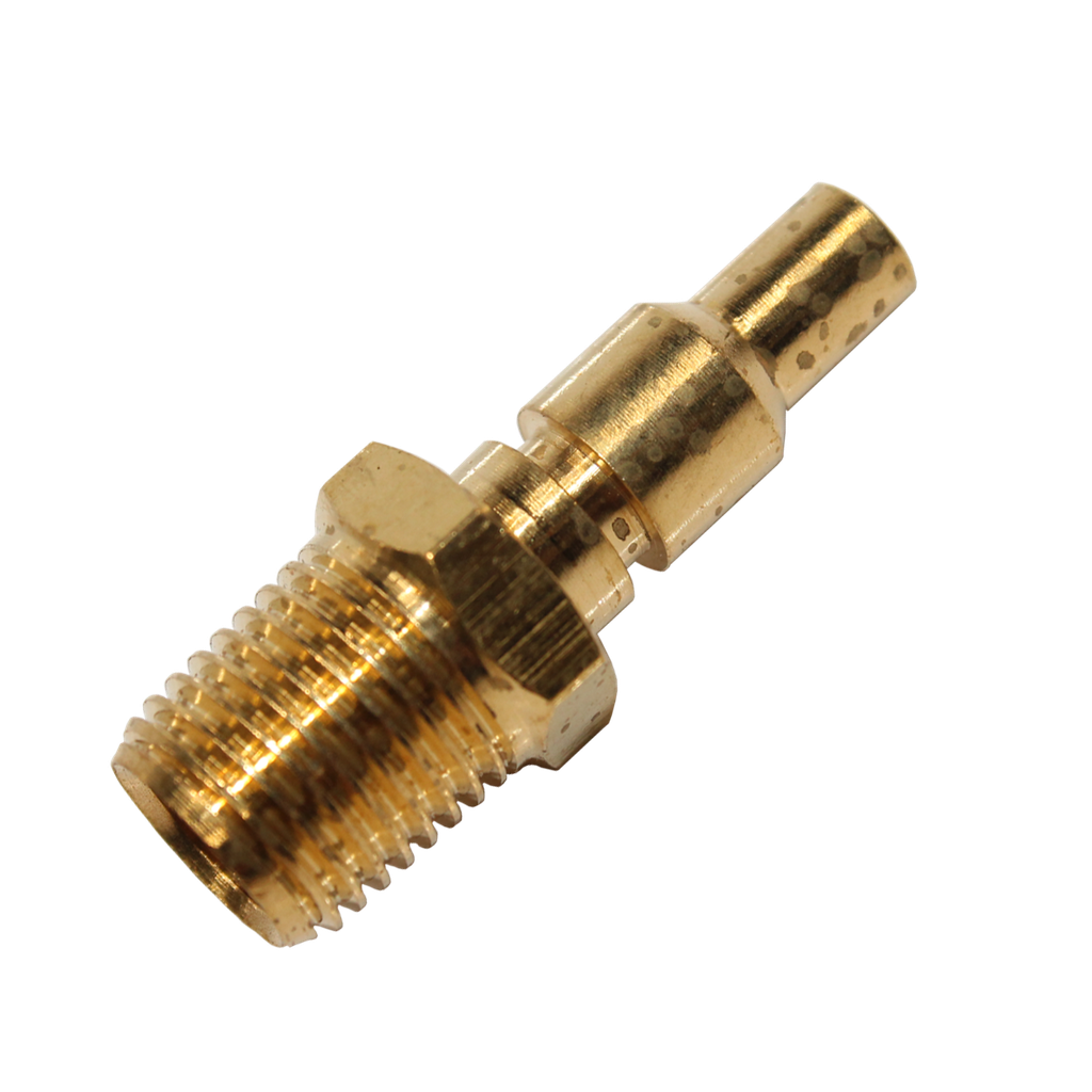 AIR TOOL FITTING - PLUG MALE 1/4" MALE THREAD JAMEC STYLE 2PC CARDED