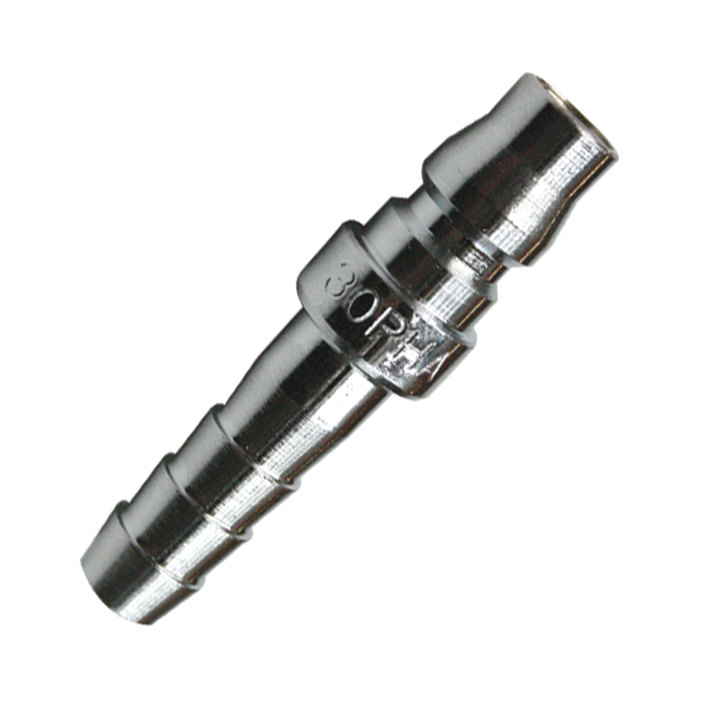 AIR TOOL FITTING - PLUG MALE 3/8" HOSE BARB NITTO STYLE 2PC CARDED