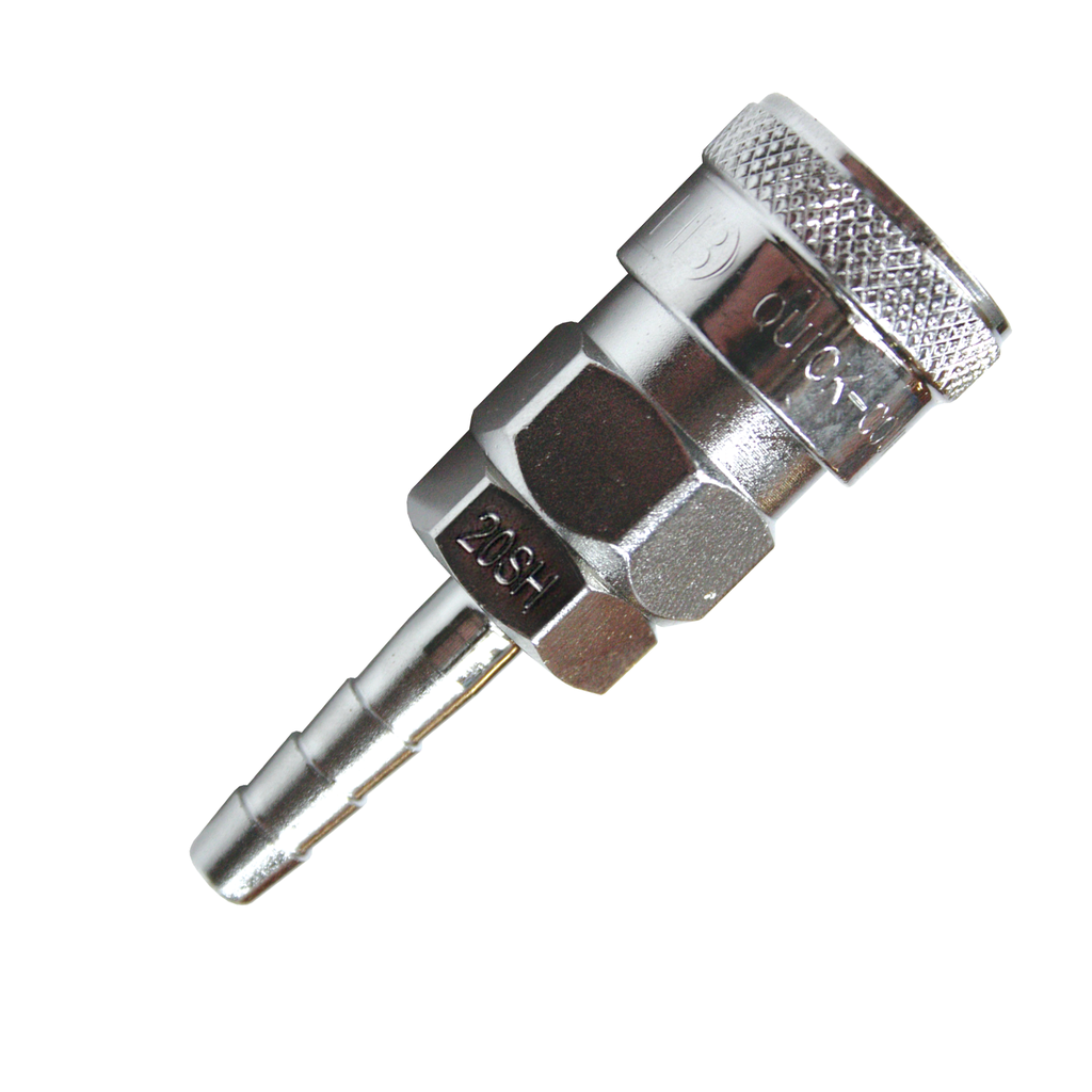 AIR TOOL FITTING - COUPLER 1/4" HOSE BARB NITTO STYLE