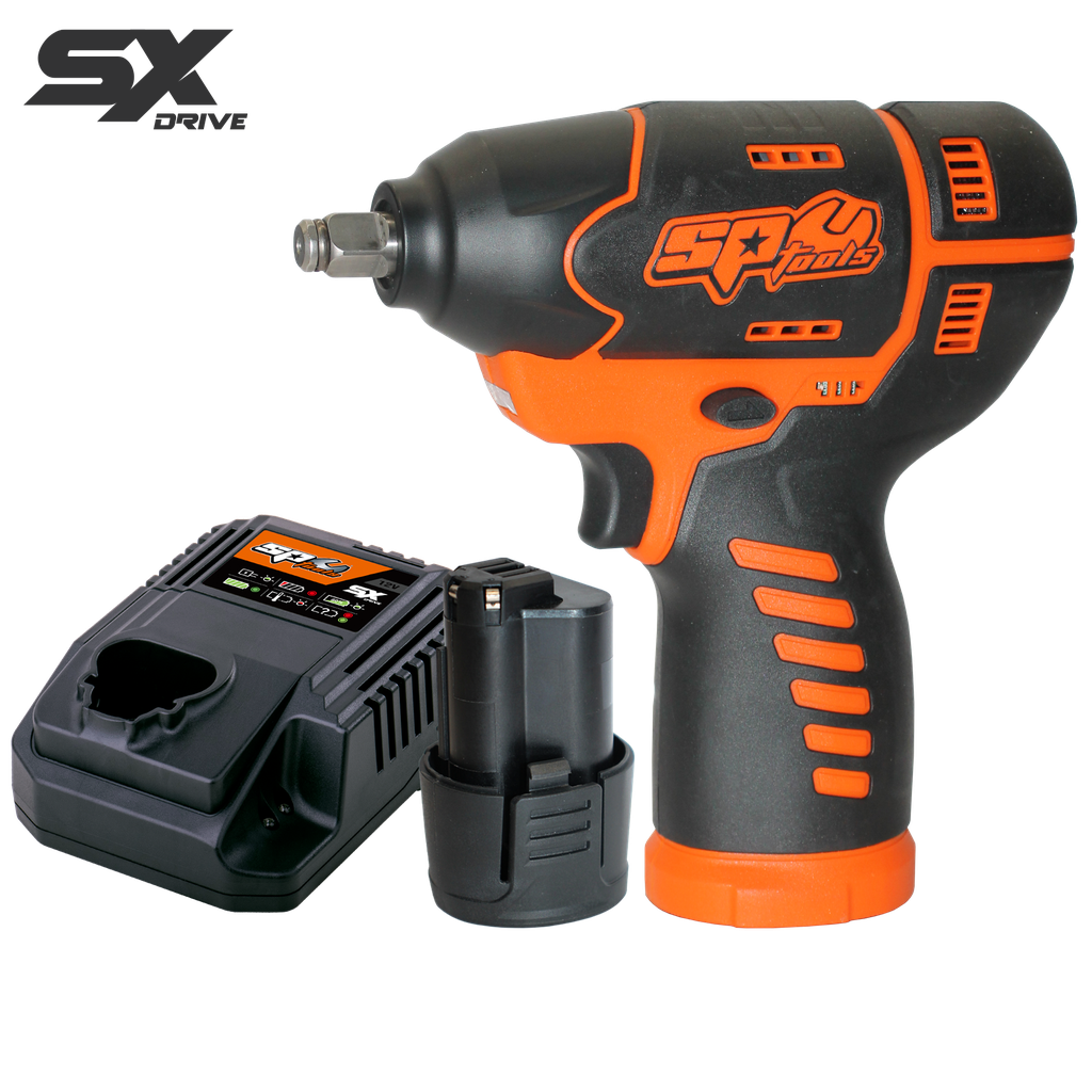 [SP83113] CORDLESS - 12V 3/8"DR IMPACT WRENCH KIT - 2.5AH - SX DRIVE