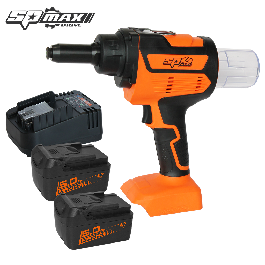 [SP81376] CORDLESS - 18V INDUSTRIAL RIVETER - MAX DRIVE