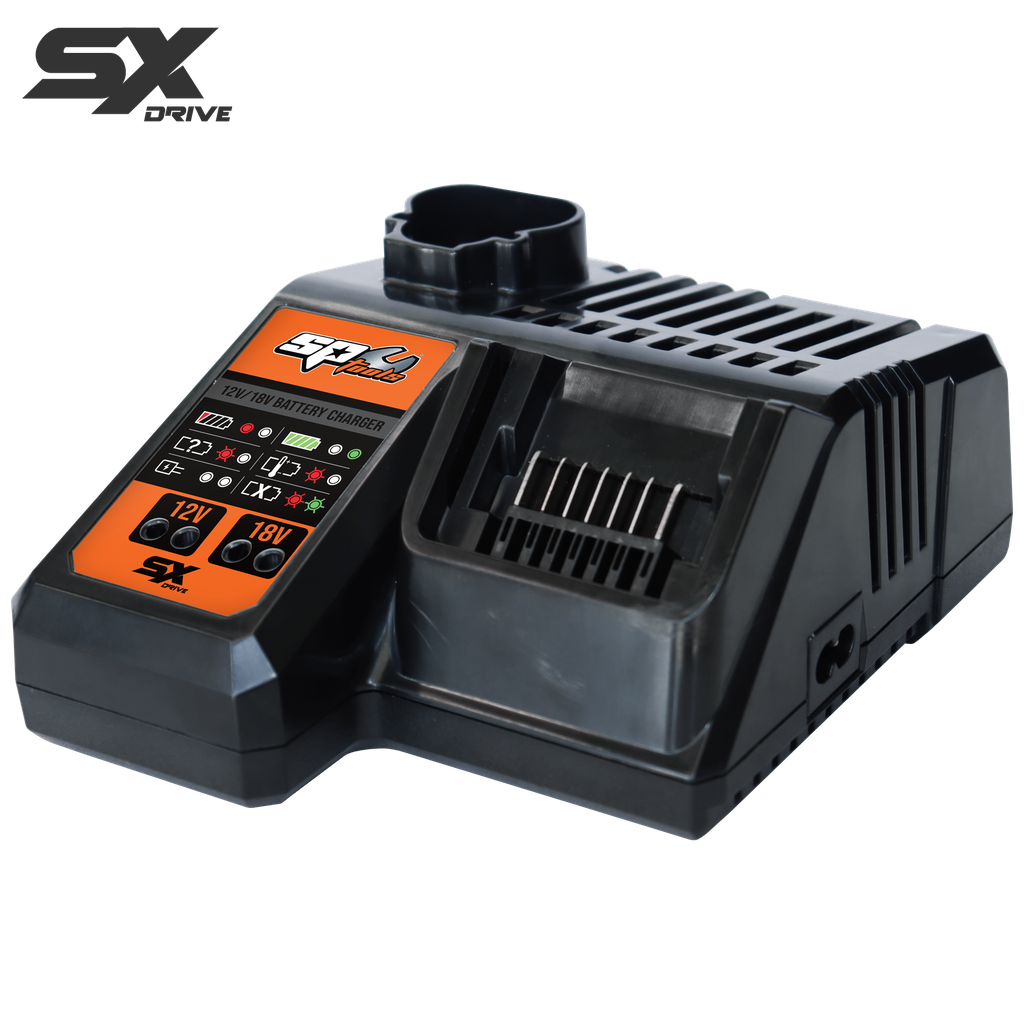 CORDLESS - 12V / 18V  BATTERY CHARGER