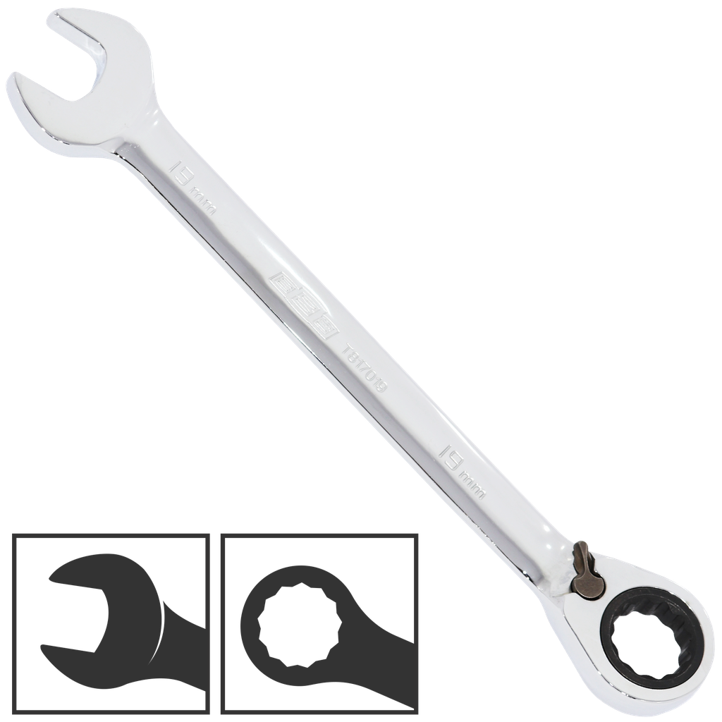 SPANNER GEAR REVERSIBLE ROE METRIC 13MM