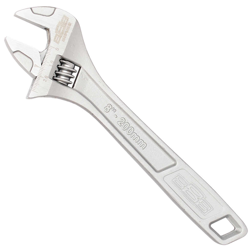 [T818020] ADJUSTABLE WRENCH 200MM CHROME