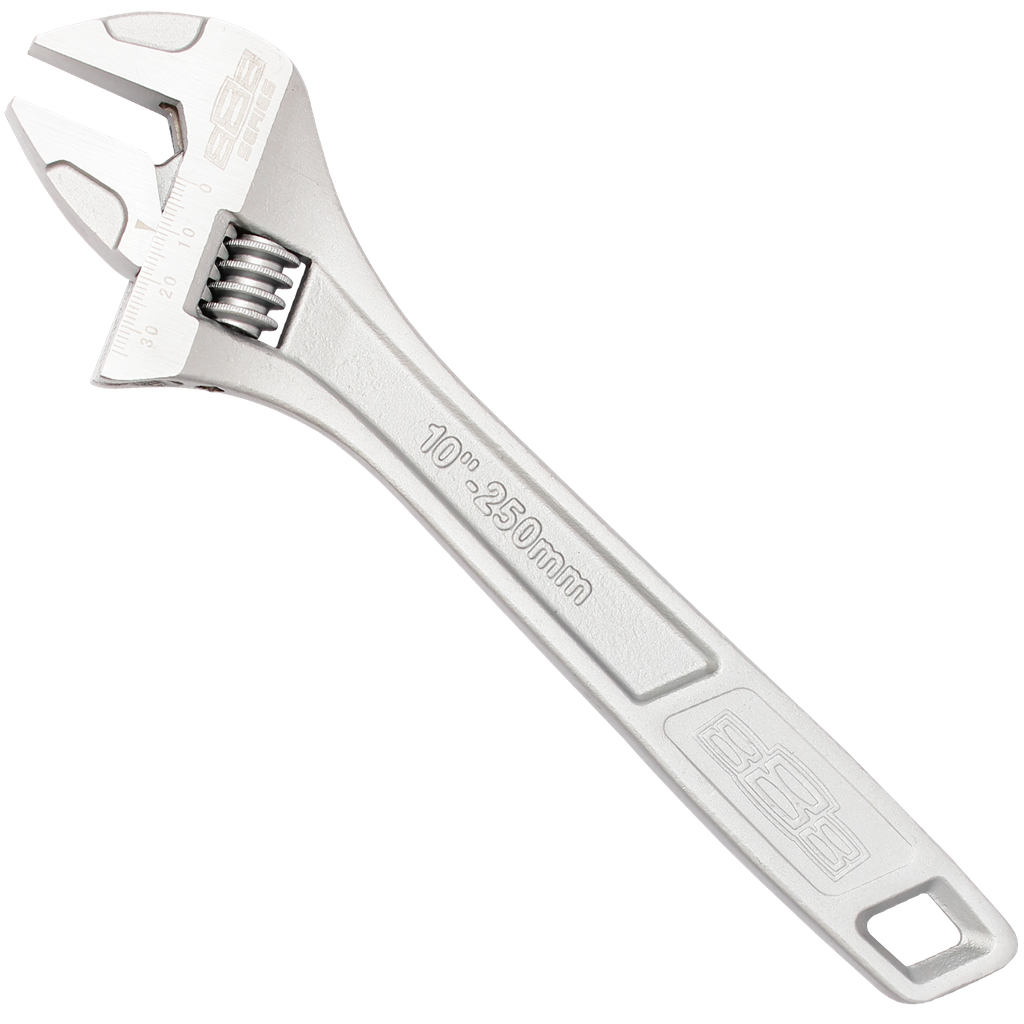 [T818025] ADJUSTABLE WRENCH 250MM CHROME