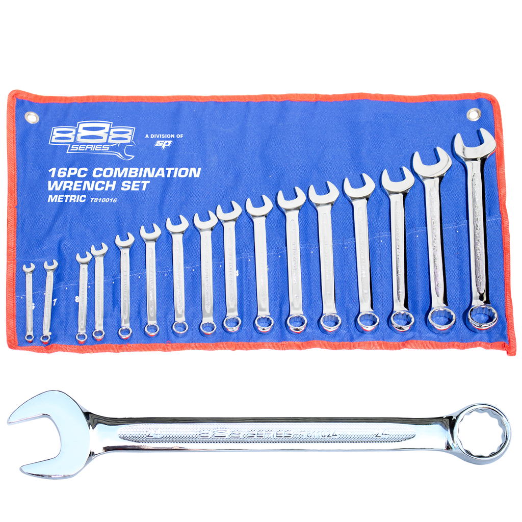 [T810016] SPANNER SET - ROE METRIC 16PC