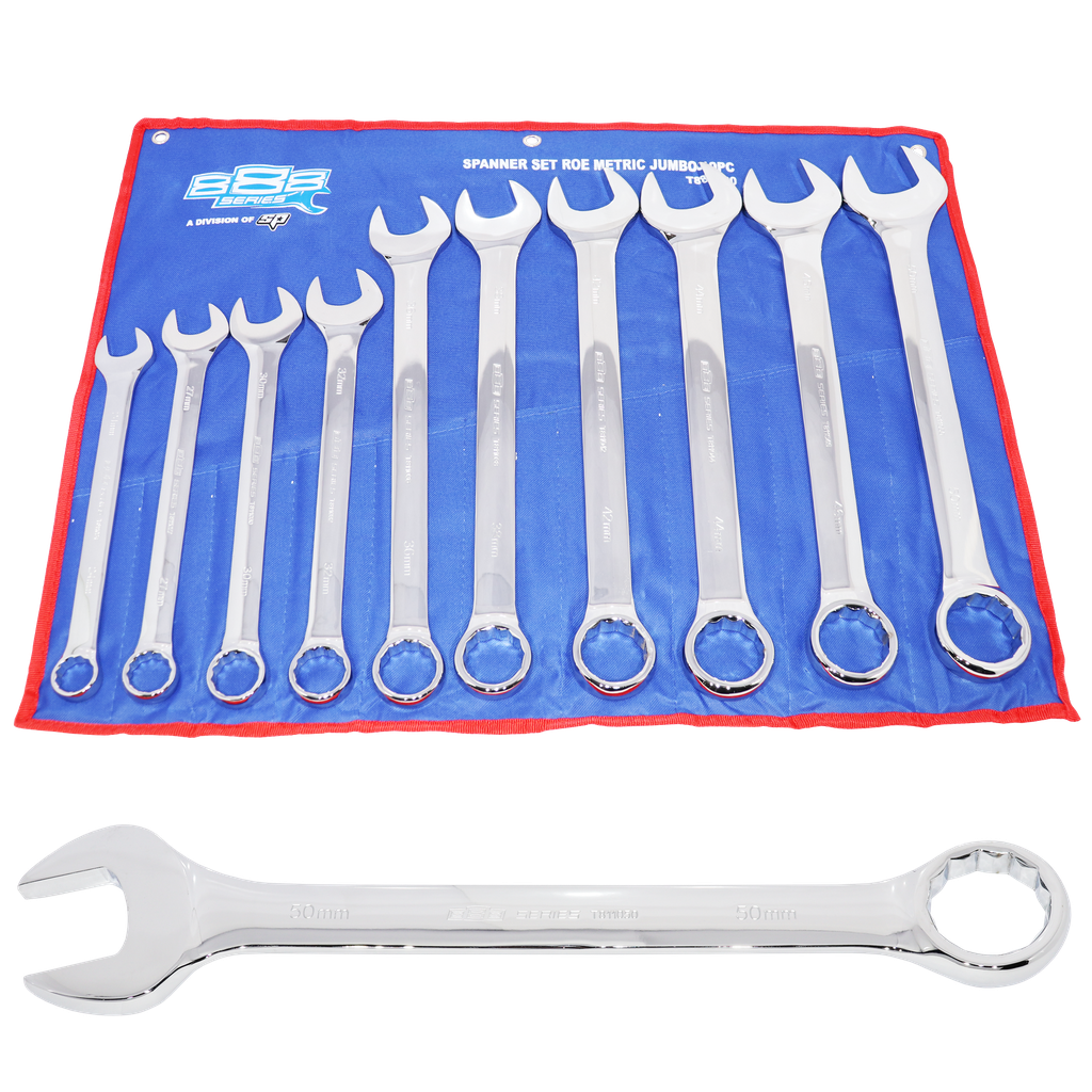 [T810020] SPANNER SET - ROE JUMBO METRIC 10PC