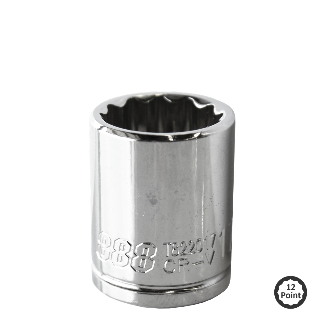 SOCKET 3/8DR 12PT METRIC 15MM