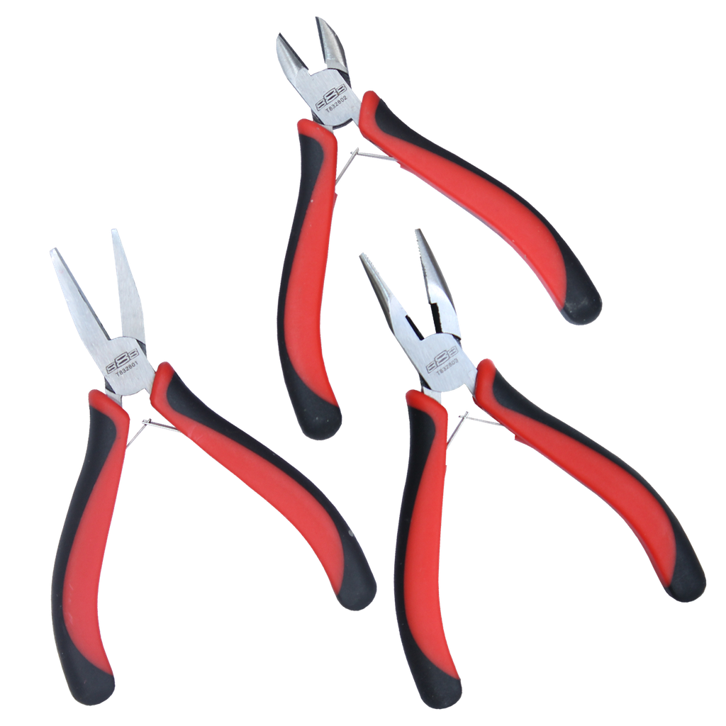 [T832900] PLIERS & CUTTERS - MINI 3PC SET